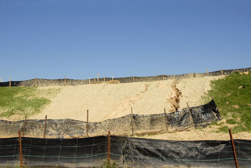 Products For Silt Fence Installations in use